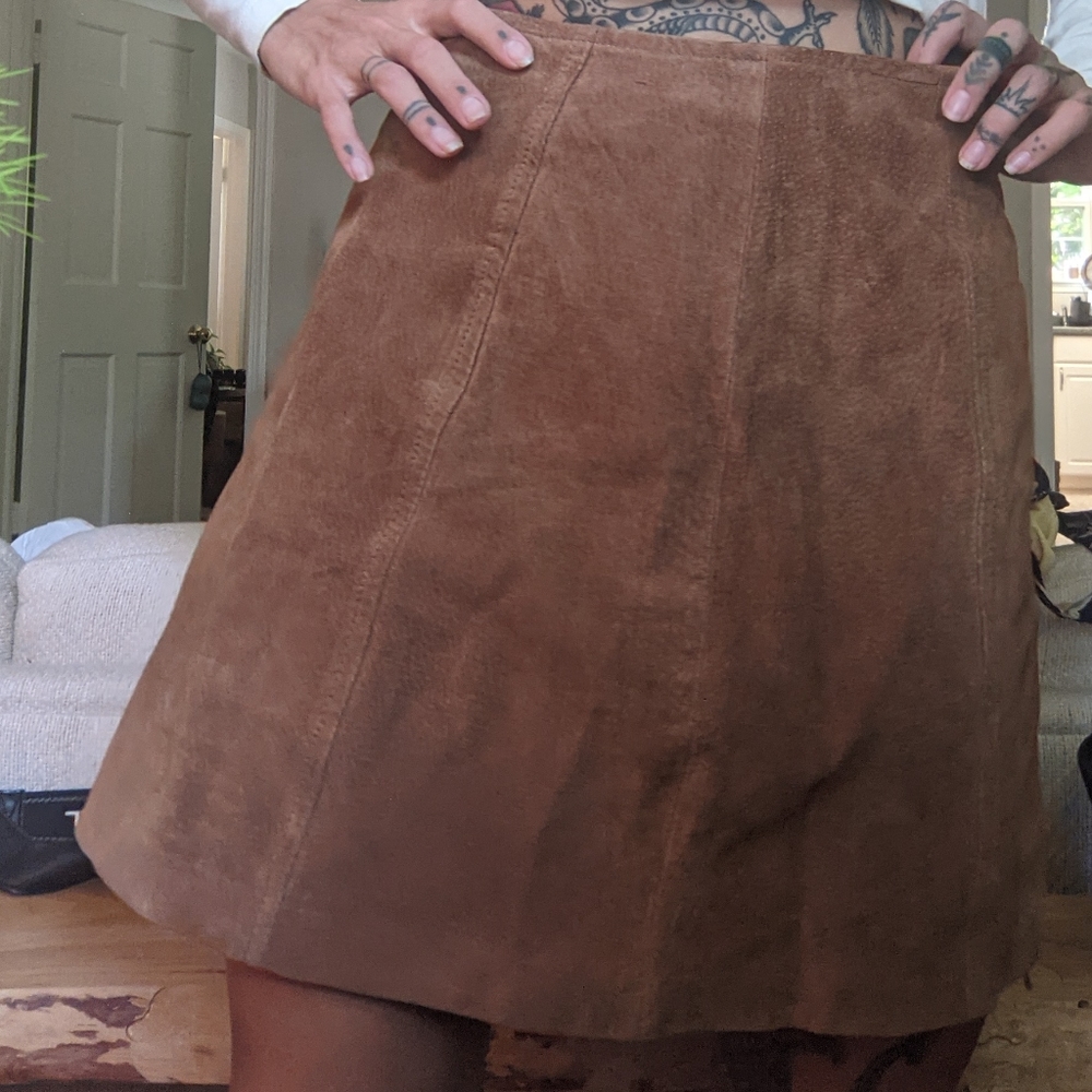 Vintage suede mini
